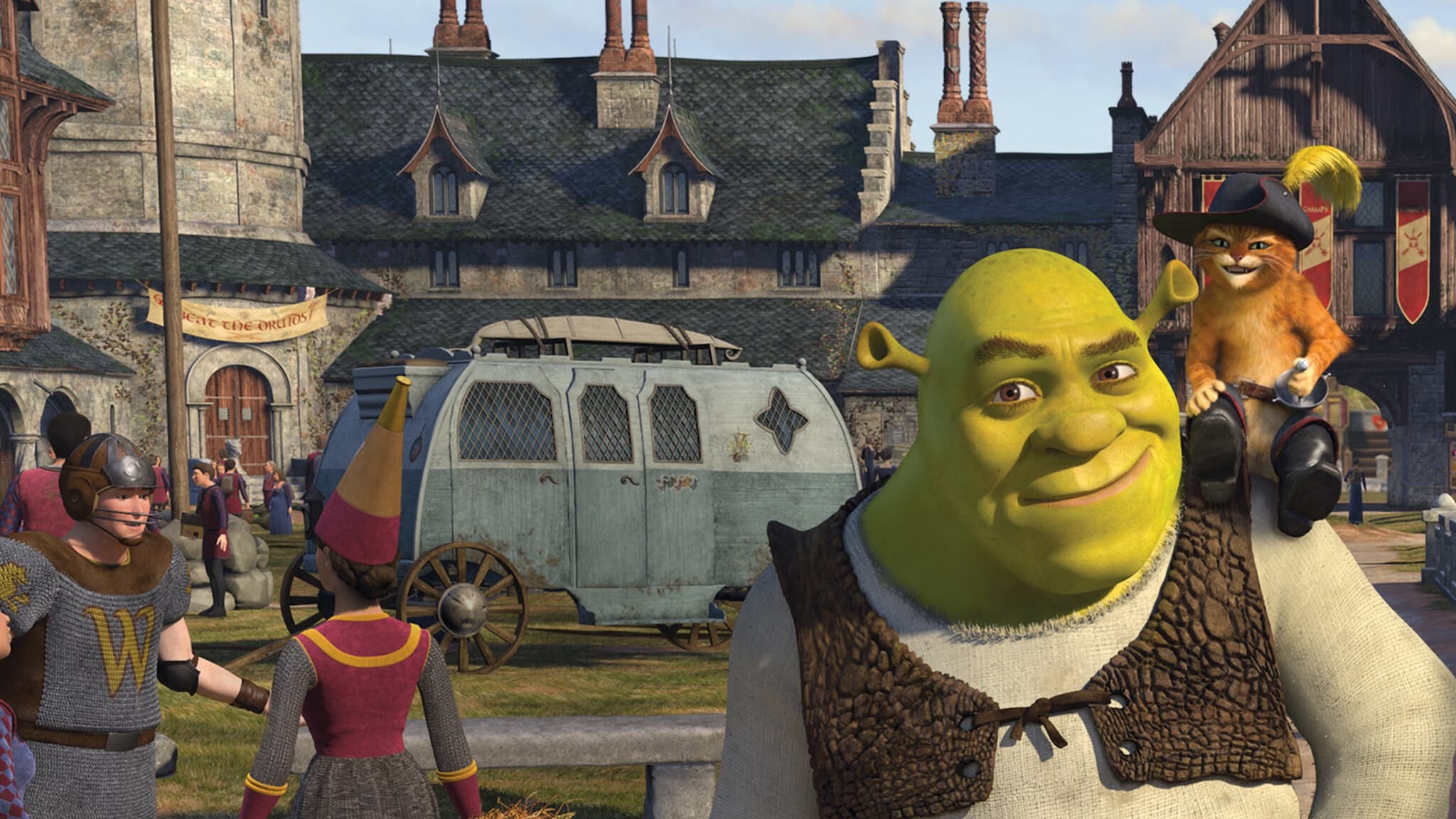 Cena do filme 'Shrek Terceiro'