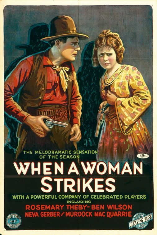 Imagem do Poster do filme 'When a Woman Strikes'