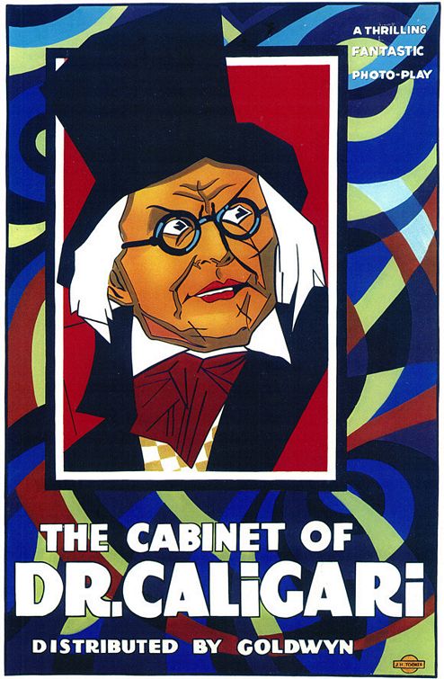 Imagem do Poster do filme 'The Cabinet of Dr. Caligari'