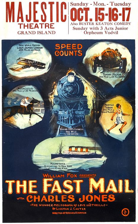 Imagem do Poster do filme 'The Fast Mail'