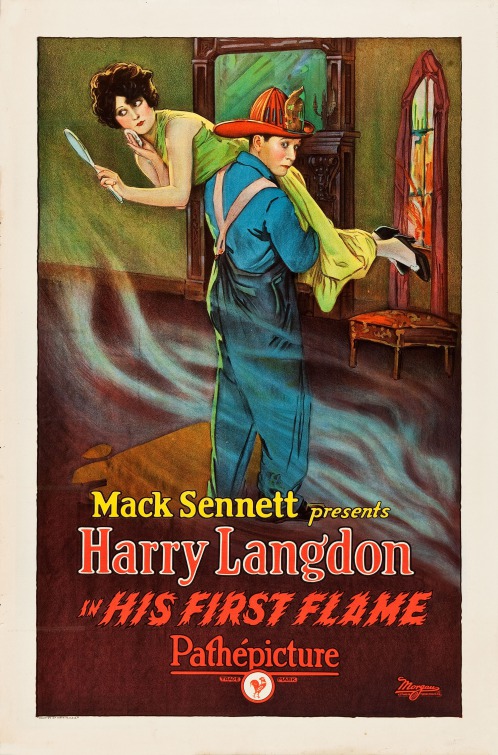 Imagem do Poster do filme 'His First Flame'