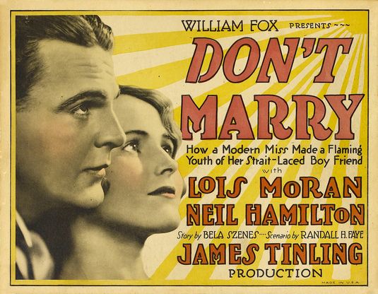Imagem do Poster do filme 'Don't Marry'