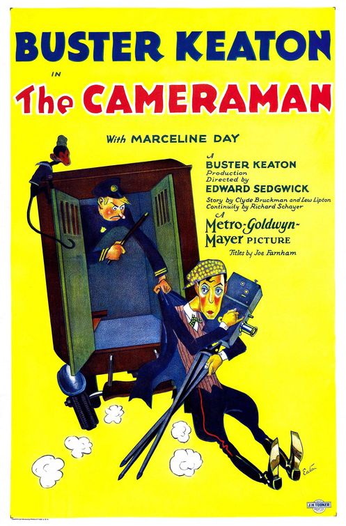 Imagem do Poster do filme 'O Homem das Novidades (The Cameraman)'