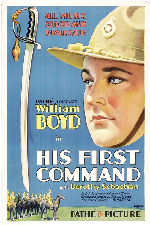 Imagem do Poster do filme 'His First Command'