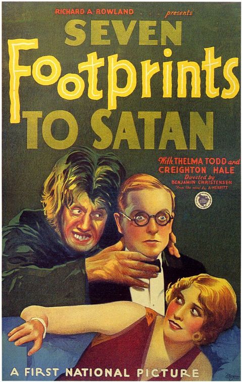 Imagem do Poster do filme 'Nos Domínios de Satã (Seven Footprints to Satan)'