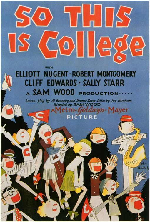 Imagem do Poster do filme 'So This Is College'