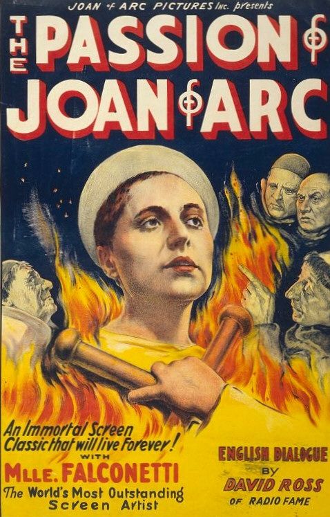 Imagem do Poster do filme 'O Martírio de Joana D'Arc (The Passion of Joan of Arc)'