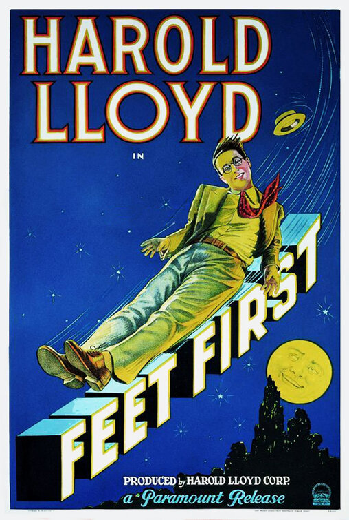 Imagem do Poster do filme 'Haroldo Trepa-Trepa (Feet First)'