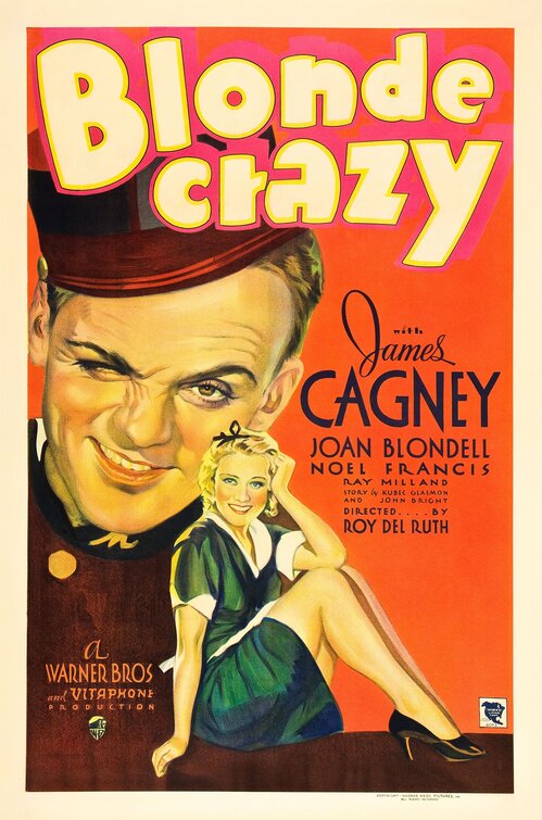 Imagem do Poster do filme 'Blonde Crazy'