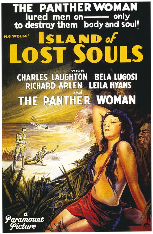 Imagem do Poster do filme 'A Ilha do Dr. Moreau (Island of Lost Souls)'