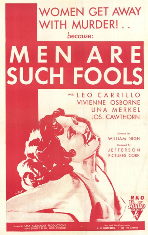 Imagem do Poster do filme 'Os Homens São uns Trouxas (Men Are Such Fools)'
