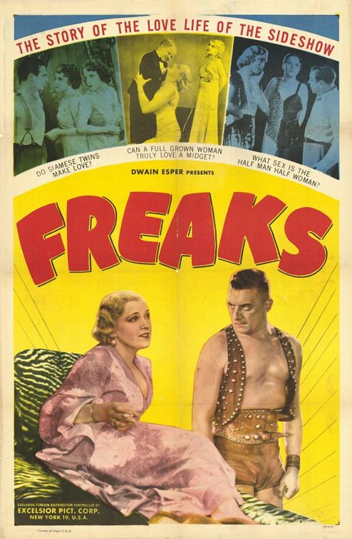 Imagem do Poster do filme 'Monstros (Freaks)'