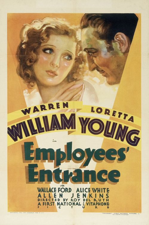 Imagem do Poster do filme 'Negócio é Negócio (Employees' Entrance)'