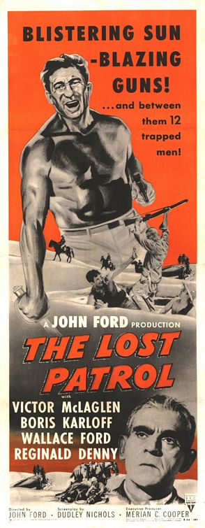 Imagem do Poster do filme 'A Patrulha Perdida (The Lost Patrol)'