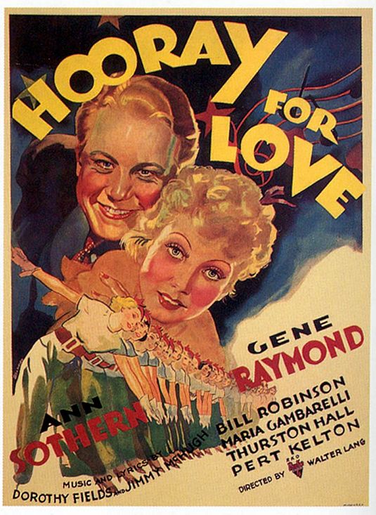 Imagem do Poster do filme 'Hurrah ao Amor (Hooray for Love)'