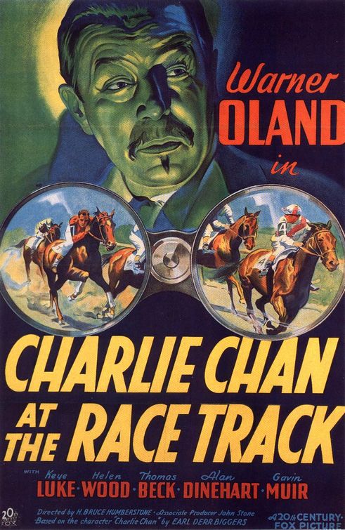 Imagem do Poster do filme 'Charlie Chan no Prado (Charlie Chan at the Race Track)'
