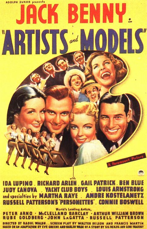 Imagem do Poster do filme 'Artistas e Modelos (Artists and Models)'