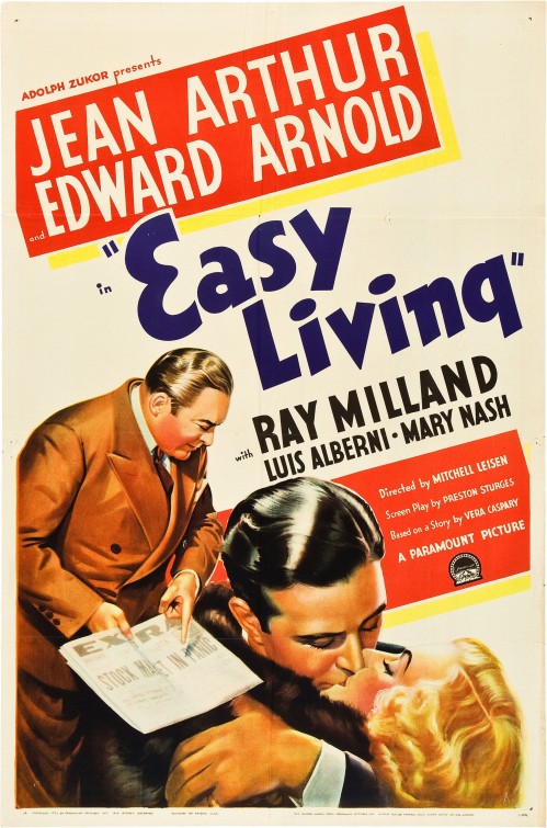 Imagem do Poster do filme 'Garota de Sorte (Easy Living)'