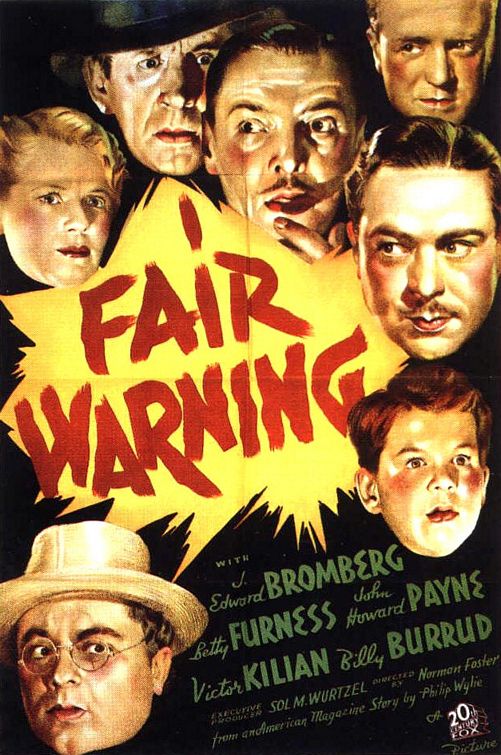 Imagem do Poster do filme 'Fair Warning'