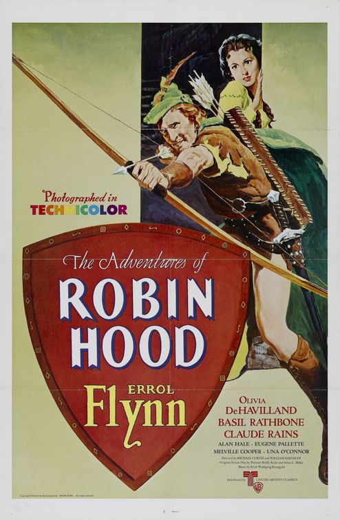 Imagem do Poster do filme 'As Aventuras de Robin Hood (The Adventures of Robin Hood)'