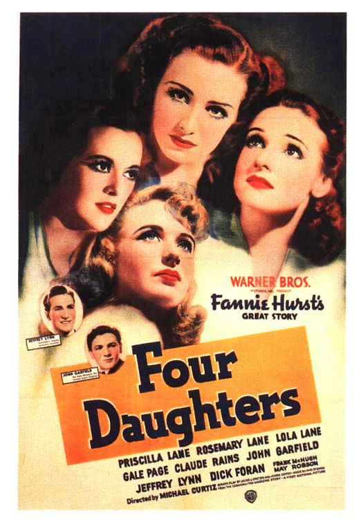 Imagem do Poster do filme 'Quatro Filhas (Four Daughters)'