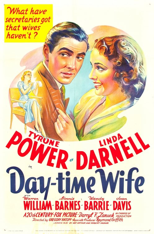 Imagem do Poster do filme 'Day-Time Wife'