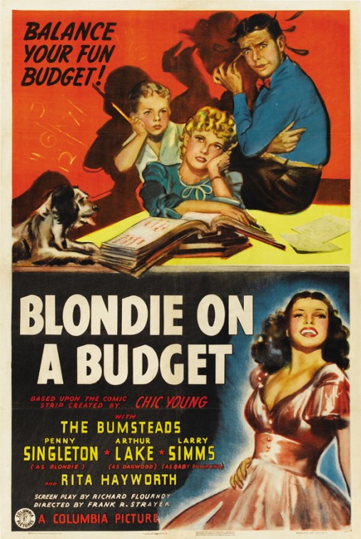 Imagem do Poster do filme 'Blondie on a Budget'