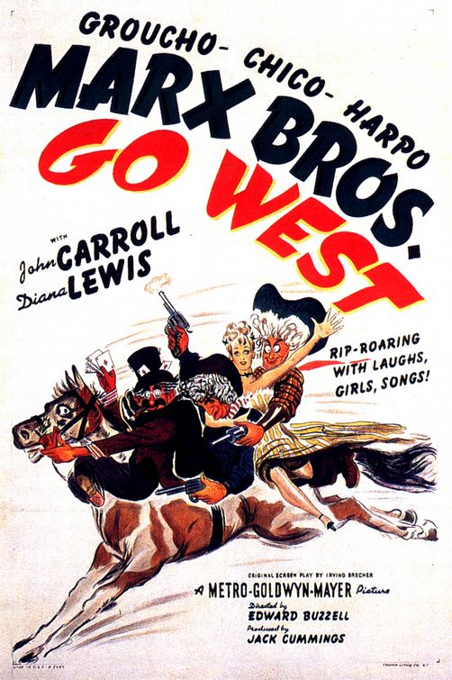 Imagem do Poster do filme 'No Tempo do Onça / A Grande Loja (Go West)'