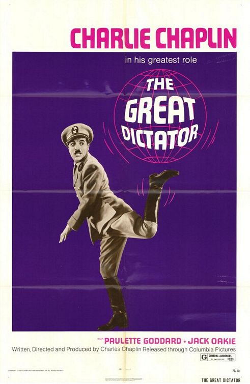 Imagem do Poster do filme 'O Grande Ditador (The Great Dictator)'