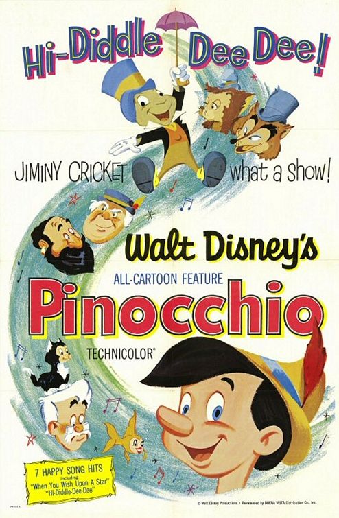 Imagem do Poster do filme 'Pinóquio (Pinocchio)'