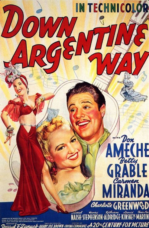 Imagem do Poster do filme 'Serenata Tropical (Down Argentine Way)'