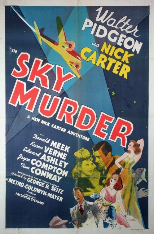 Imagem do Poster do filme 'Nick Carter nas Nuvens (Sky Murder)'