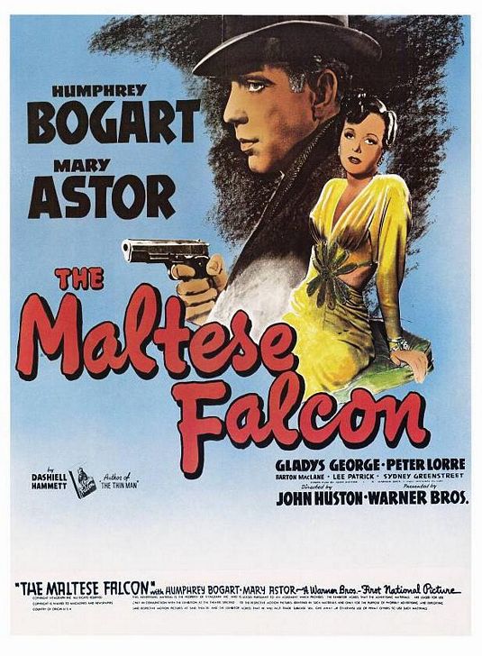 Imagem do Poster do filme 'FALCÃO MALTÊS – RELÍQUIA MACRABRA (The Maltese Falcon)'