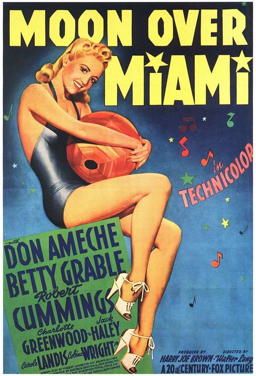 Imagem do Poster do filme 'Sob o Luar de Miami (Moon Over Miami)'