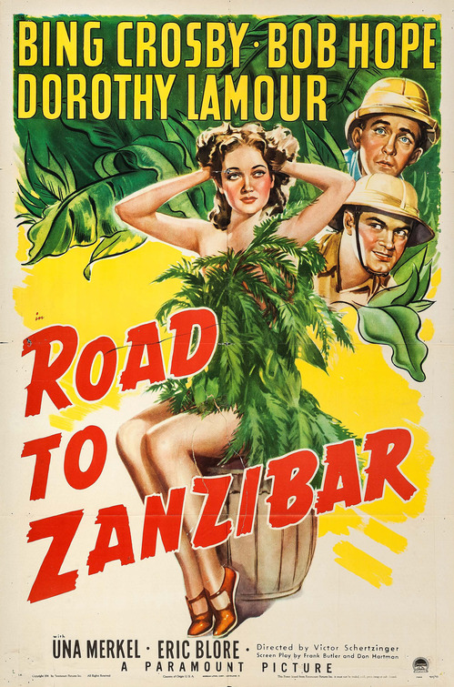 Imagem do Poster do filme 'A Tentação de Zanzibar (Road to Zanzibar)'