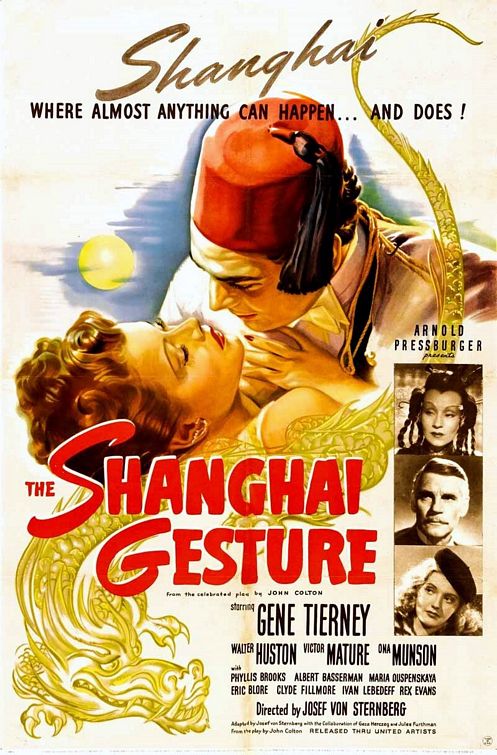 Imagem do Poster do filme 'Tensão em Shangai (The Shanghai Gesture)'