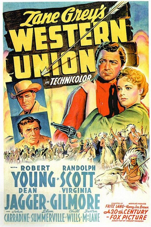 Imagem do Poster do filme 'Conquistadores (Western Union)'
