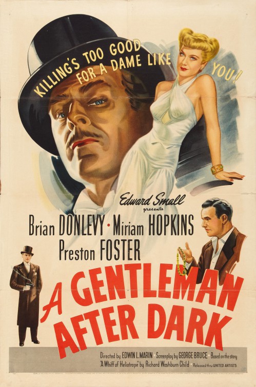 Imagem do Poster do filme 'Um Cavalheiro da Noite (A Gentleman After Dark)'
