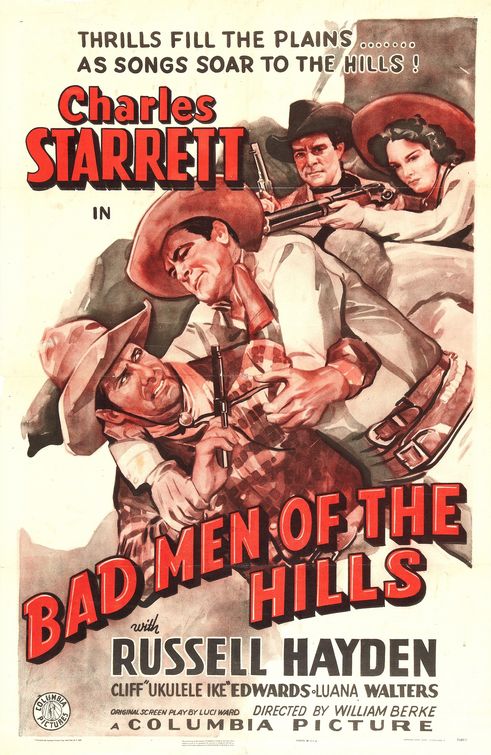 Imagem do Poster do filme 'Bad Men of the Hills'