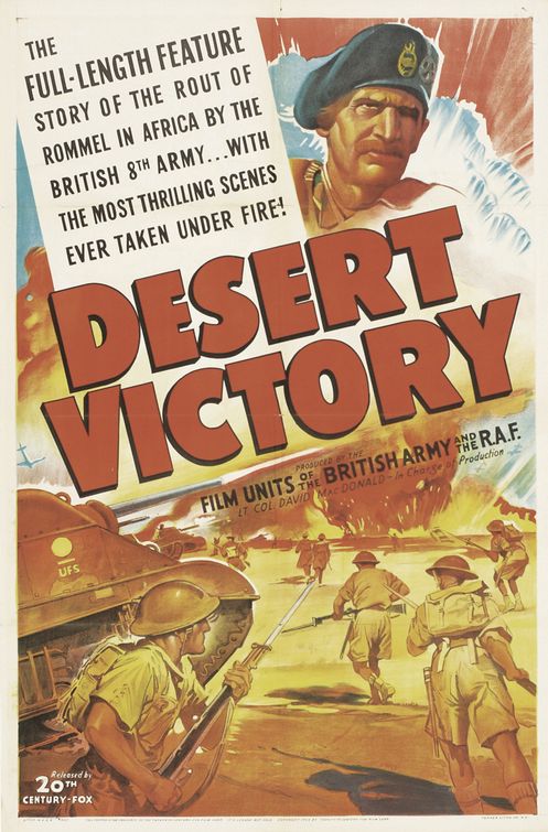 Imagem do Poster do filme 'Vitória no Deserto (Desert Victory)'