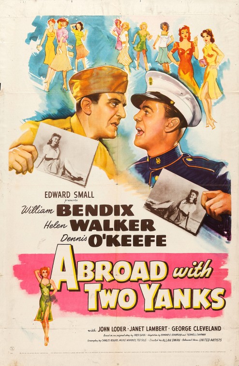 Imagem do Poster do filme 'Abroad with Two Yanks'