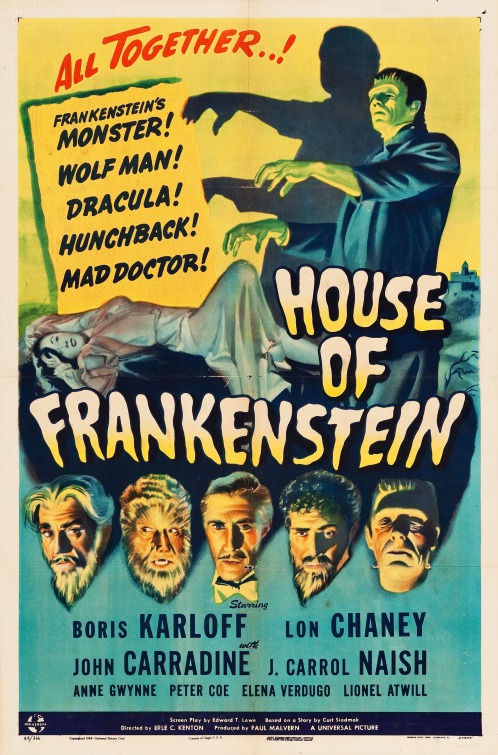 Imagem do Poster do filme 'A Mansão de Frankenstein (House of Frankenstein)'