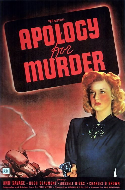 Imagem do Poster do filme 'Apology for Murder'