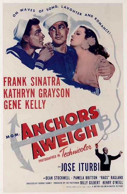 Imagem do Poster do filme 'MARUJOS DO AMOR (Anchors Aweigh)'