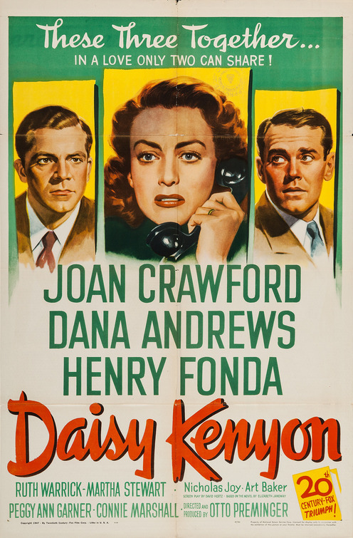 Imagem do Poster do filme 'Êxtase de Amor (Daisy Kenyon)'