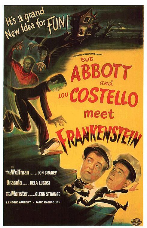 Imagem do Poster do filme 'Às Voltas com Fantasmas (Bud Abbott Lou Costello Meet Frankenstein)'