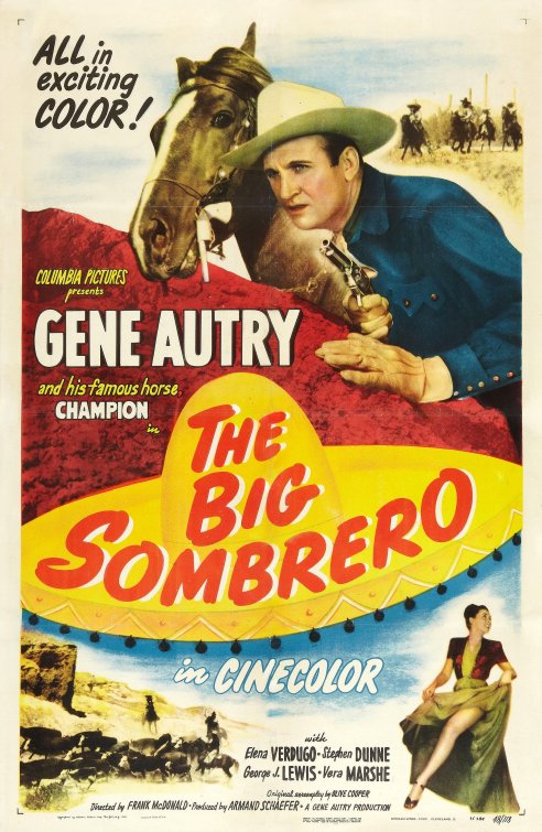 Imagem do Poster do filme 'Aconteceu na Fronteira (The Big Sombrero)'