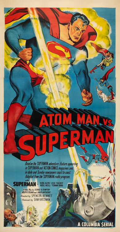 Imagem do Poster do filme 'O Homem Atômico Contra o Super-Homem (Atom Man vs. Superman)'