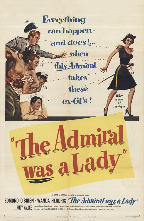 Imagem do Poster do filme 'The Admiral Was a Lady'