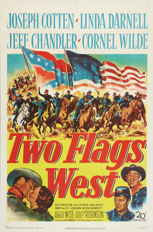 Imagem do Poster do filme 'Entre Dois Juramentos (Two Flags West)'